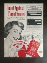 Vintage 1951 Pall Mall Cigarettes Full Page Original Ad 1221 A2 - £5.26 GBP