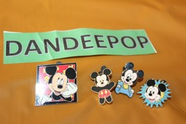 Disney Parks 4 Piece Mickey Mouse Pin Trading 2008-2011 - $29.69