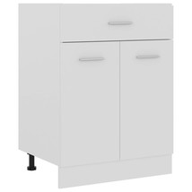 Drawer Bottom Cabinet White 60x46x81.5 cm Engineered Wood - £45.27 GBP