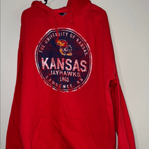 J-America Red Kansas Jayhawks Hoodie 2XL - $19.60