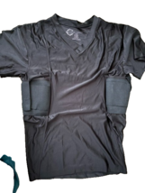 Concealment Clothing woman's short sleeve top sz. L black - $22.77
