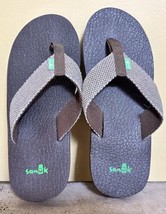 Sanuk Women&#39;s Yoga Mat Brown Flip Flop Sandals Size 9 - $18.29