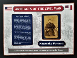 1860s antique ARTIFACTS OF THE CIVIL WAR CIVIL WAR keepsake portrait CDV... - £30.34 GBP