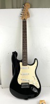 Black Squier Mini Strat Solid Body Electric Guitar by Fender with Case - £70.60 GBP