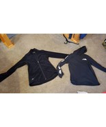 LOT  Vintage EUC Women&#39;s Adidas Golf Black Velour Zip Jacket &amp; hoodie to... - $36.36 CAD