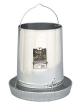 Hanging Metal Poultry Feeder (Holds 30 Lbs) Saves Floor Space Reduces Feed Waste - £45.64 GBP