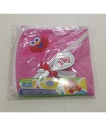 Sesame Street Hooded Blanket With Brush &amp; Comb Set - Pink (ELMO) - $17.68 CAD