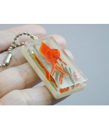 Vintage Daytona Bead Souvenir Key Chain Fish Scene In Lucite - $570.01 MXN