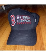 Boston Red Sox 8x World Series Champions New Era 3930 Hat M/L Blue Mens  - £19.41 GBP