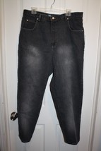 Avenue Blues Women&#39;s Size 16 Denim Jeans Pants Charcoal Gray 36x30 - £15.56 GBP