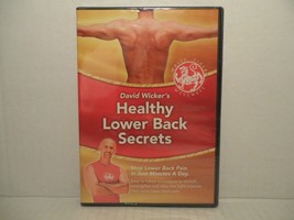 David Wicker&#39;s Healthy Lower Back Secrets DVD Easy Exercises BRAND NEW Sealed - £29.67 GBP