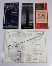 Vintage 1939 Washington Minute Man Travel Guide Map and Hotel Brochures - £10.22 GBP