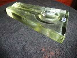 Comoy's Clear Heavy Glass Cigar Ashtray Italy image 8