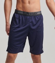 SuperDry Sport Men&#39;s Blue Core Relaxed Fit Lounge Shorts XXL NWT - £22.36 GBP