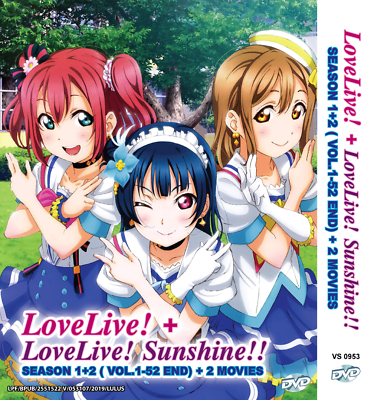 Love Live! (season 1+2) Vol.1-52 end + Movie + Sunshine! DVD (English Su... - $45.04