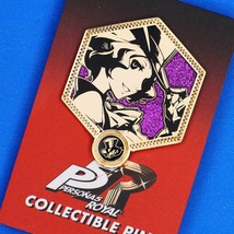 Persona 5 Royal Noir Haru Okumura All-Out Attack Golden Enamel Pin Figure - £10.22 GBP