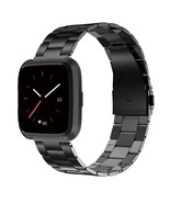 Stainless Steel Band Compatible For Fitbit Versa/Versa 2/Versa Lite Band... - £27.26 GBP