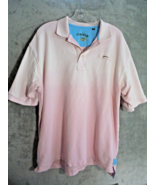 Orvis Mens Large L Polo Shirt Pink Short Sleeve Logo Golf Preppy Casual ... - £8.65 GBP
