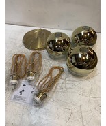 KY-149 Gold Light Fixture with Three 7&quot; Balls 110-250V E27/E26 60W  - €127,33 EUR