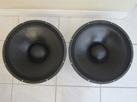 New (2) 15&quot; Subwoofer Speakers.4 Ohm Fifteen Inch Woofer Pair. Replaceme... - $167.99