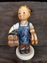 Hummel Goebel #143/0 &quot;Boots&quot; Figurine TMK 5 Good Condition 5&quot; Tall - $15.00