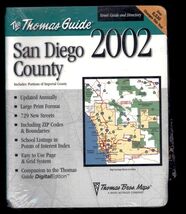 2002 Edition THOMAS GUIDE Large Print SAN DIEGO &amp; Imperial COUNTY Shrink... - $17.77