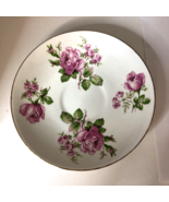 Made in ENGLAND Woodland P Fruit Dish or Saucer Beautiful Rose Pattern - £7.07 GBP