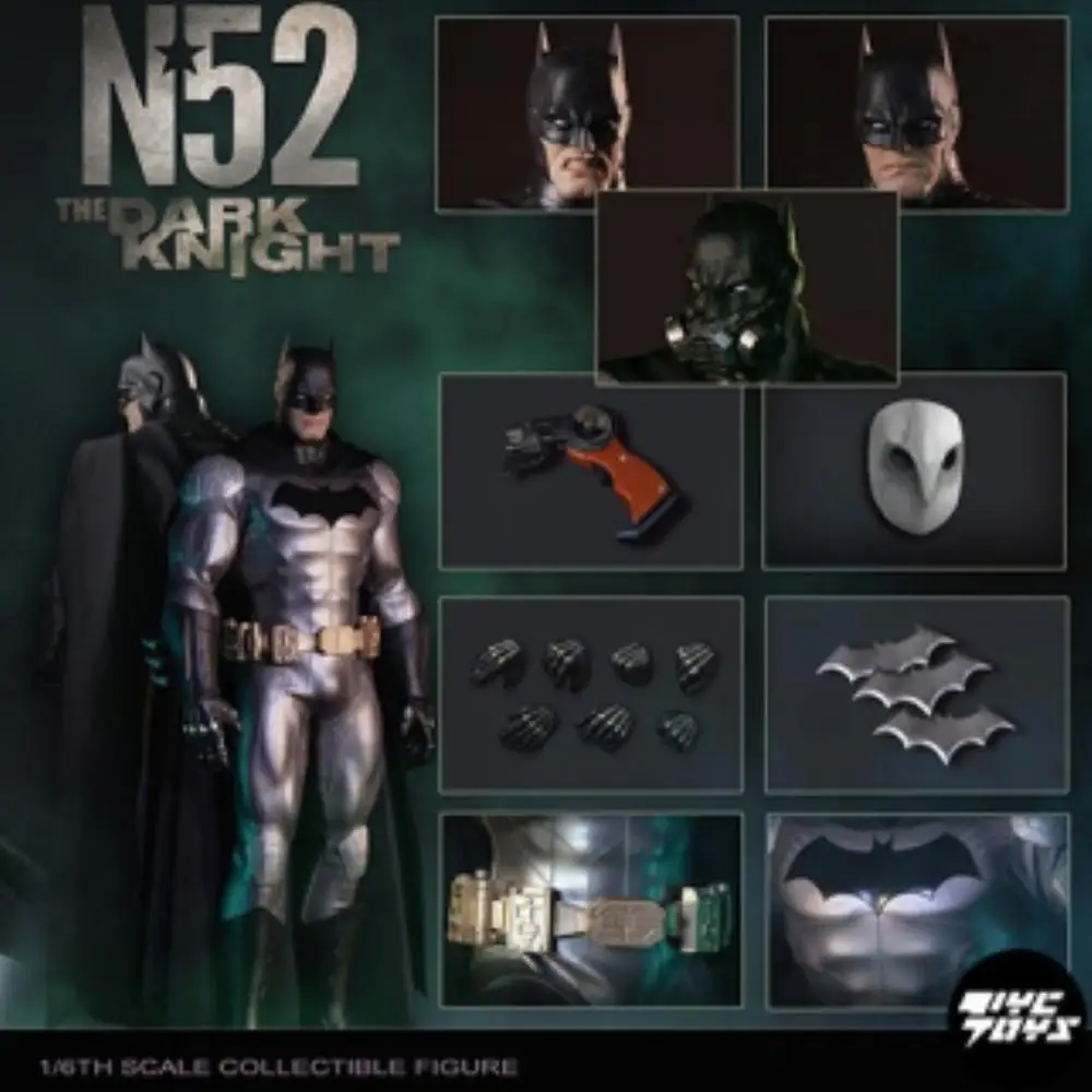 Ssrtoys Ssc-010 1/6 New52 Dark Knight Batman Action Figure Model 12&#39;&#39; Male - £390.29 GBP