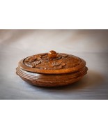 Cajas antiguas de madera tallada. Cofre. Joyero. Costurero. Recipiente. ... - $2,451.88 MXN