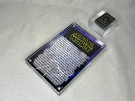 Star Wars Galactic Silver Credit Chip Piece, Real Prop Replica, Solid Metal, Dis - £54.43 GBP