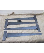 4 HUGE Strap T Hinges 24&quot; Tee Hand Forged Gate Barn Rustic Medieval Iron... - $187.74 CAD