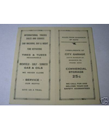 Miles From Shamokin City Garage Advertisement - $3.95