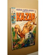MARVEL SUPER-HEROES 19 *SOLID COPY* 1ST KA-ZAR SOLO DOUBLE SIZE 1969 - $19.47 CAD