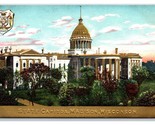 State Capitol Building Madison Wisconsin WI UNP Gilt Embossed DB Postcar... - $3.91