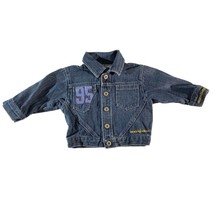 Roca Wear Rocawear Baby Boys Infant Size 12 Months Jean Jacket Denim But... - $11.42