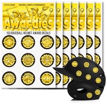 Awardies - Baseball Helmet Sticker Achievement Award for Youth -153 decal count - £8.01 GBP