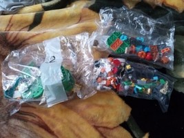 Lego Lot 2 Grey And Green Building Island Pirate - $11.88