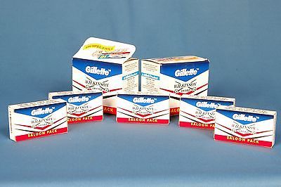 1000 x GILLETTE WILKINSON SWORD RAZOR BLADES  2 edge blades HERBAL  - $80.17