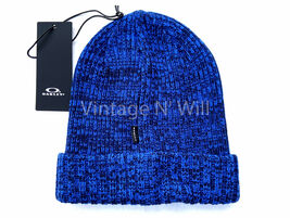 Oakley Fathom Heather Blue/ Black Melange Snowboard Ski Beanie Skull Cap... - €16,88 EUR