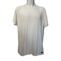 ted baker London mens Size M short sleeve v-neck white t-shirt - £11.73 GBP