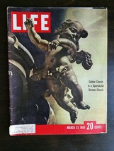 Life Magazine March 31, 1961 - German Church Cherub - Laos - Bengal Tigers - M1 - £4.44 GBP