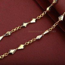 Unisex Italian Turkey chain 916% 22k Gold Chain Necklace Daily wear Jewelry 87 - £3,119.26 GBP+