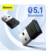 Baseus BA04 USB Bluetooth Adapter 5.1 5.0 Audio Receiver Transmitter PC ... - $144.47 MXN