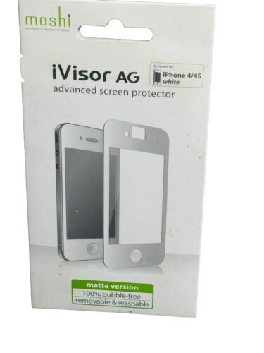 Moshi iVisor AG Advanced Screen Protector for iPhone 4/4S (White) - $6.63