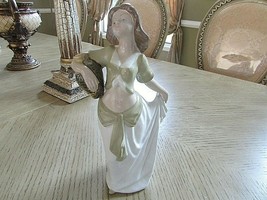 Tengra Figurine Girl With Jug 11.5&quot;H Spanish Porcelain From Spain - £27.65 GBP