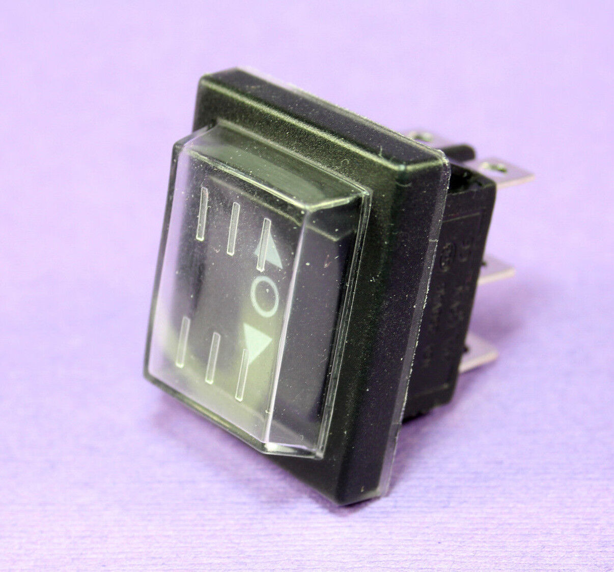 2pcs Black Water Resistant Rocker Switch DPDT 10A 250Vac 15A 125Vac, ON-... - $8.75