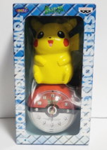 Pokemon Towel Hanger Clock Ver,Pikachu 2001 BANPRESTO Prize Item Old Rare - $93.39