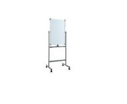 Lorell LLR52567 36 in. Vertical Magnetic Whiteboard Easel, White - £147.43 GBP