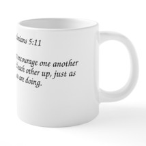 1 Thessalonian&#39;s 5:11 Build Each Other 20 oz Ceramic Mega Mug - $41.00