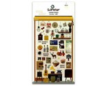 CUTE CAFE STICKERS Coffee House PVC Sticker Sheet Craft Scrapbook Seal K... - £3.23 GBP